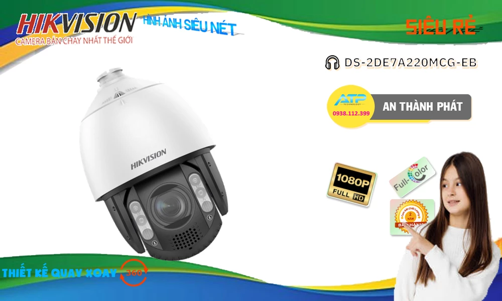 DS-2DE7A220MCG-EB sắc nét Hikvision DS-2DE7A220MCG-EB sắc nét Hikvision
