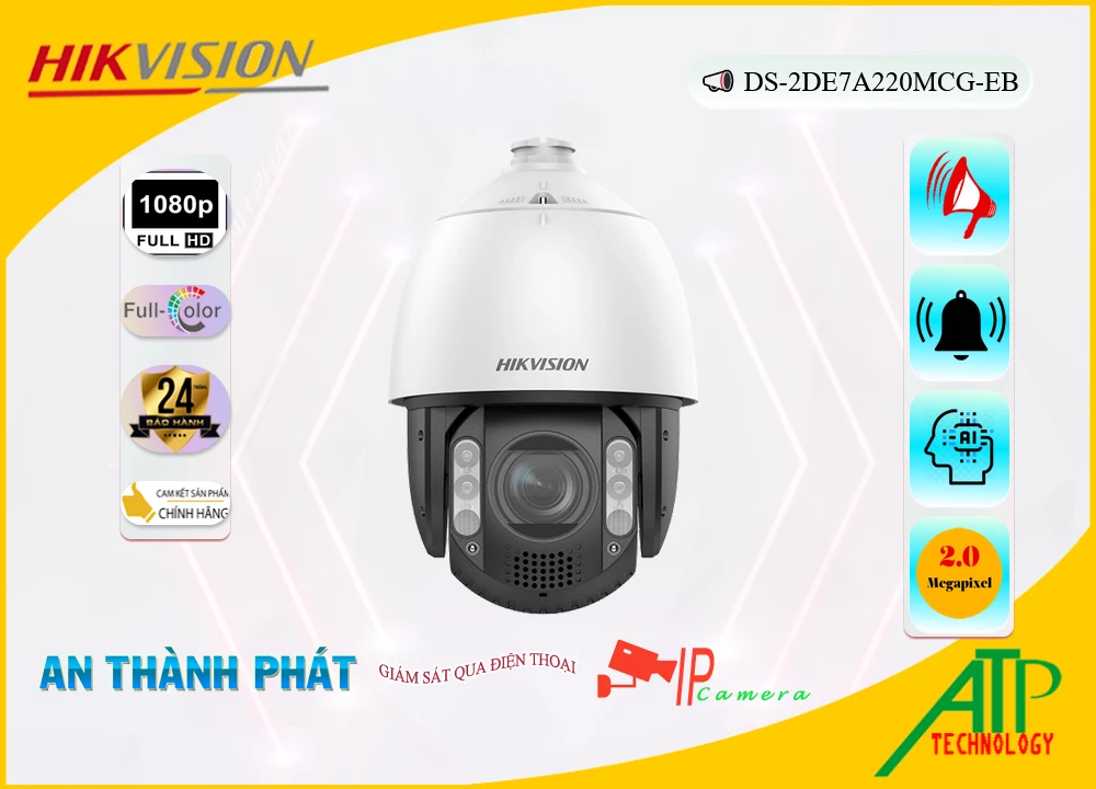 DS-2DE7A220MCG-EB sắc nét Hikvision DS-2DE7A220MCG-EB sắc nét Hikvision