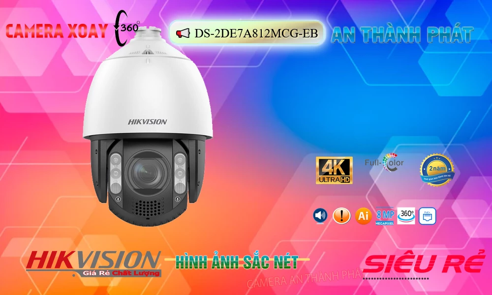 DS-2DE7A812MCG-EB sắc nét Hikvision DS-2DE7A812MCG-EB sắc nét Hikvision