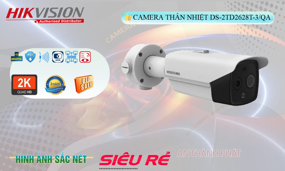 ➠  DS-2TD2628T-3/QA sắc nét Hikvision