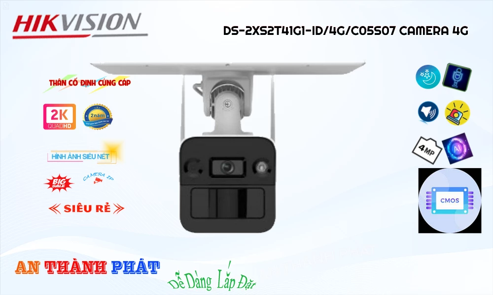 DS-2XS2T41G1-ID/4G/C05S07 sắc nét Hikvision DS-2XS2T41G1-ID/4G/C05S07 sắc nét Hikvision