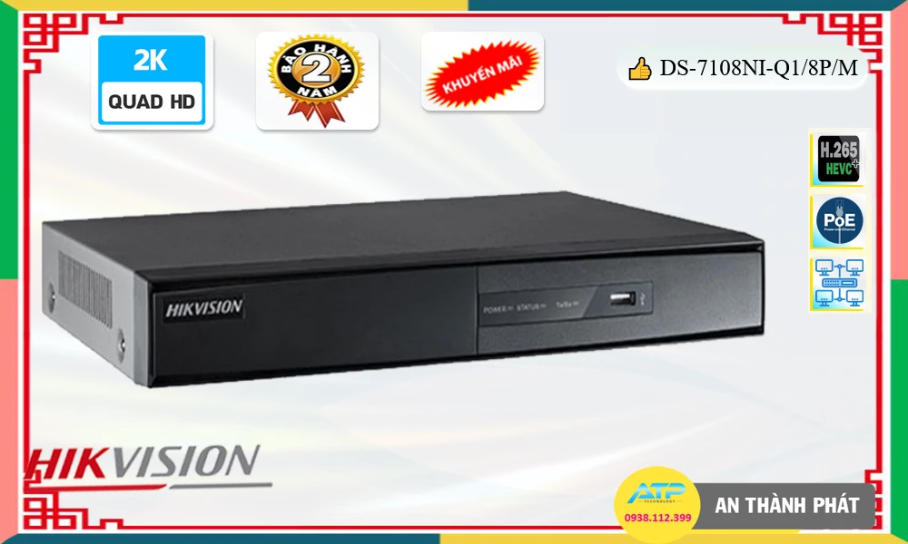 ➠ DS-7108NI-Q1/8P/M sắc nét Hikvision ➠ DS-7108NI-Q1/8P/M sắc nét Hikvision