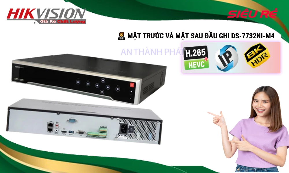 ➠ DS-7732NI-M4 sắc nét Hikvision ➠ DS-7732NI-M4 sắc nét Hikvision