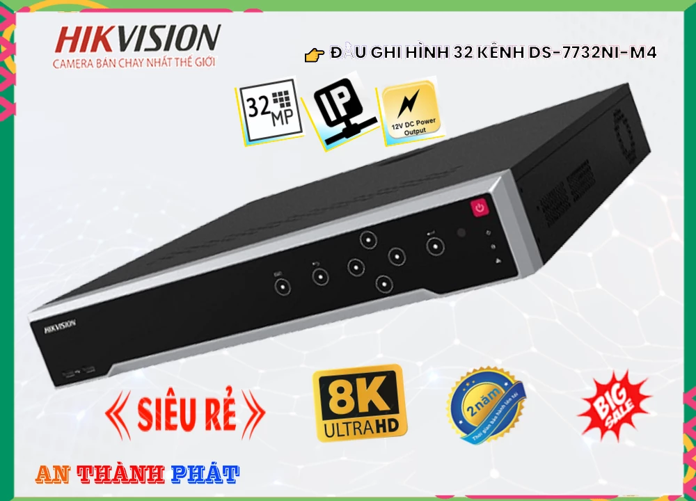 ➠ DS-7732NI-M4 sắc nét Hikvision ➠ DS-7732NI-M4 sắc nét Hikvision