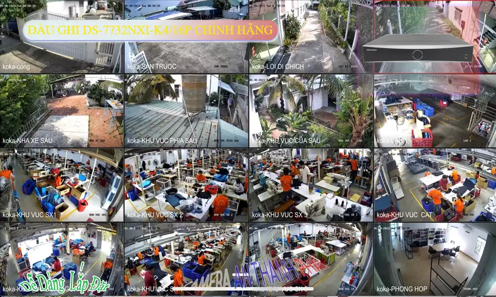 DS-7732NXI-K4/16P sắc nét Hikvision