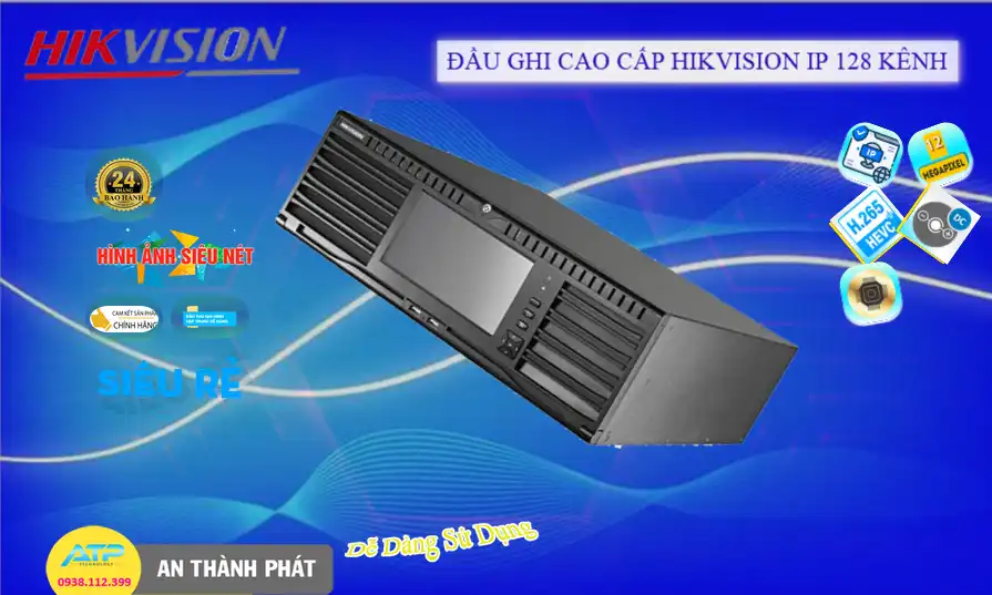DS-96128NI-I16 sắc nét Hikvision