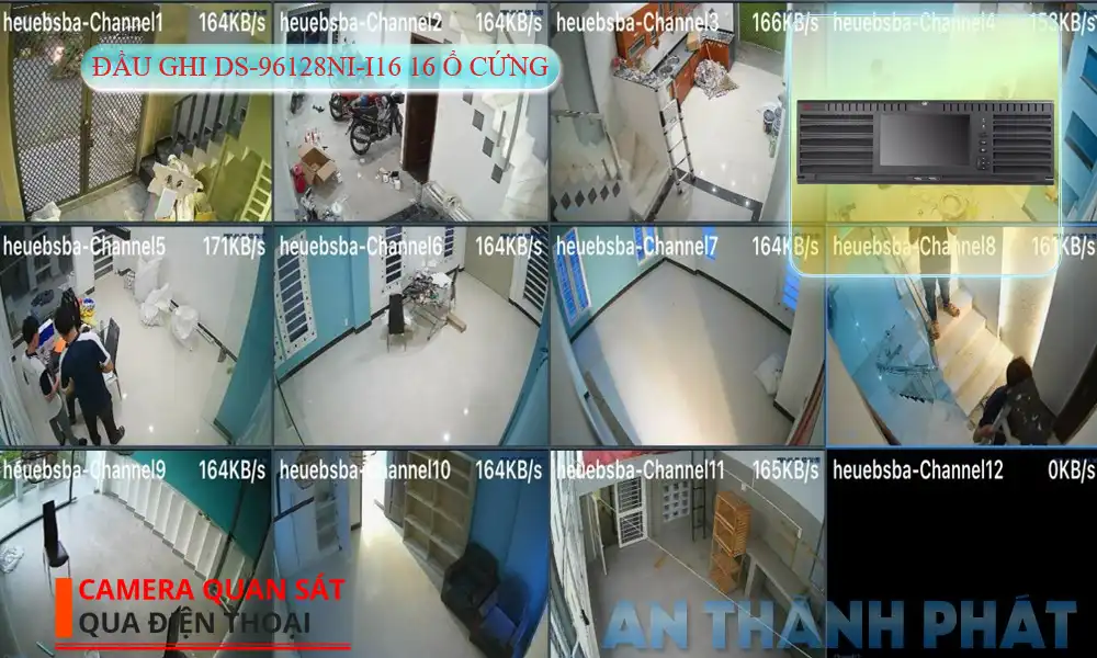 DS-96128NI-I16 sắc nét Hikvision