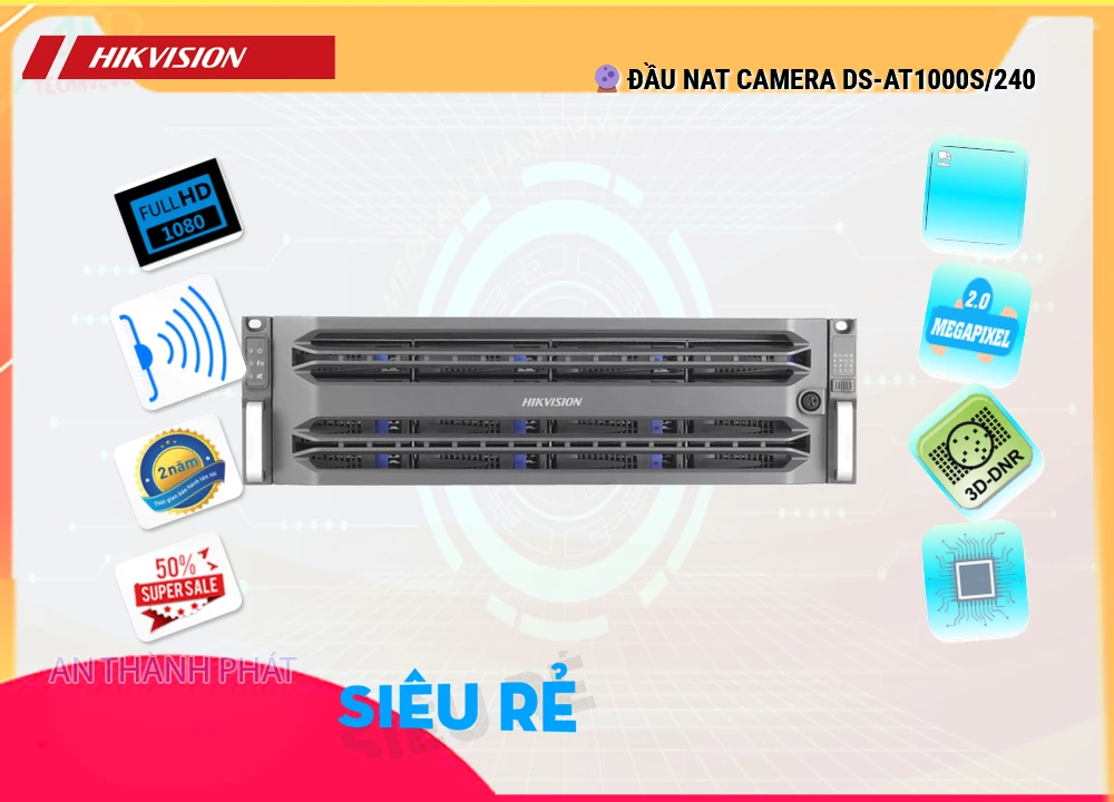 Đầu ghi Hikvision DS-AT1000S/240 Tiết Kiệm Đầu ghi Hikvision DS-AT1000S/240 Tiết Kiệm