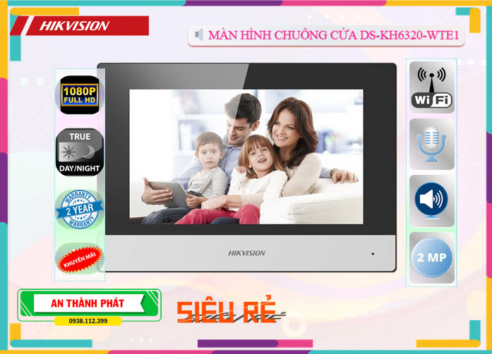 Hikvision Thiết bị chuôn cửa DS-KH6320-WTE1,Giá DS-KH6320-WTE1,DS-KH6320-WTE1 Giá Hãng,Bán rẻ ,phân phối ,Nơi bán DS-KH6320-WTE1,DS-KH6320-WTE1 sale mạnh,Giá Bán DS-KH6320-WTE1,DS-KH6320-WTE1 Giá Thấp Nhất,DS-KH6320-WTE1 bán rẻ