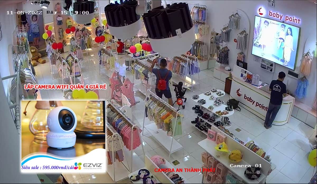 lắp camera cửa hàng tại quận 4