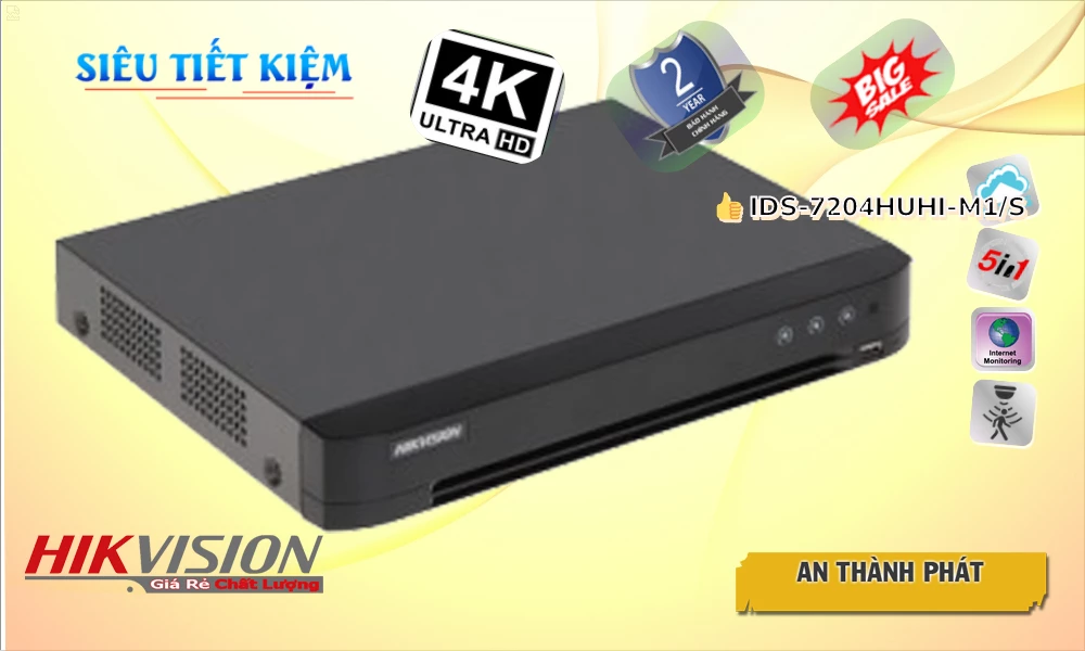  Đầu Ghi Hình  dùng bộ Camera quan sát nhà riêng cao cấp thương hiệu hikvision