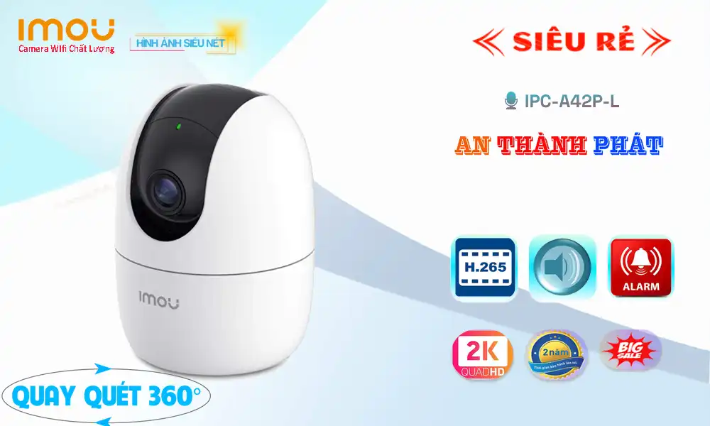 IPC-A42P-L sắc nét Wifi Imou