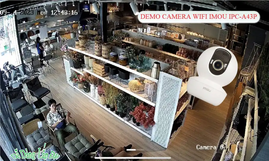 IPC-A43P sắc nét Wifi Imou IPC-A43P sắc nét Wifi Imou