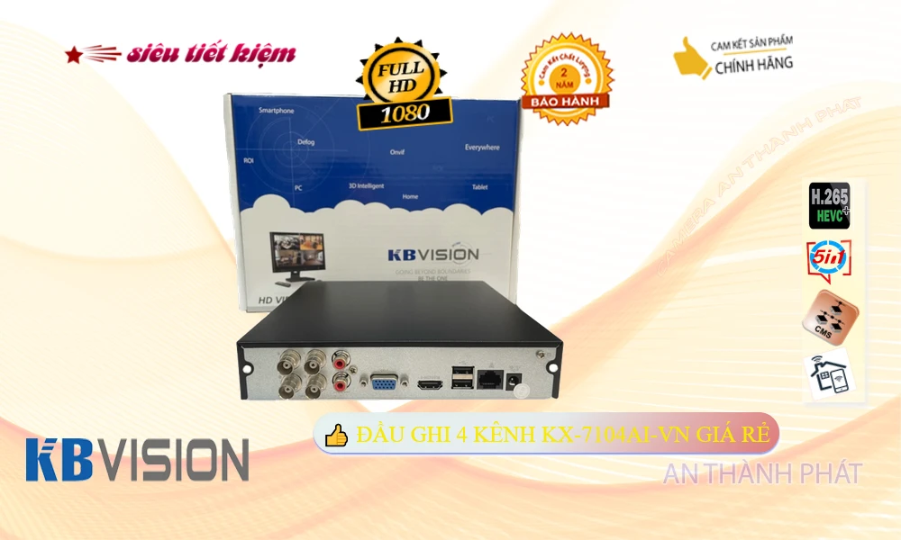 Đầu Thu KBvision KX-7104Ai-VN Đầu Thu KBvision KX-7104Ai-VN