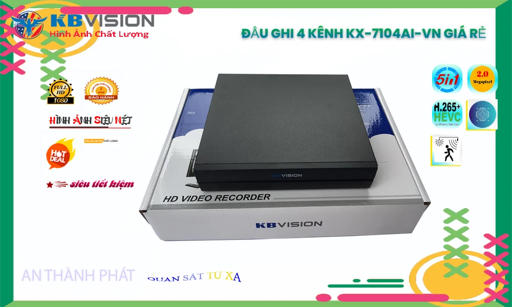 Đầu Thu KBvision KX-7104Ai-VN Đầu Thu KBvision KX-7104Ai-VN
