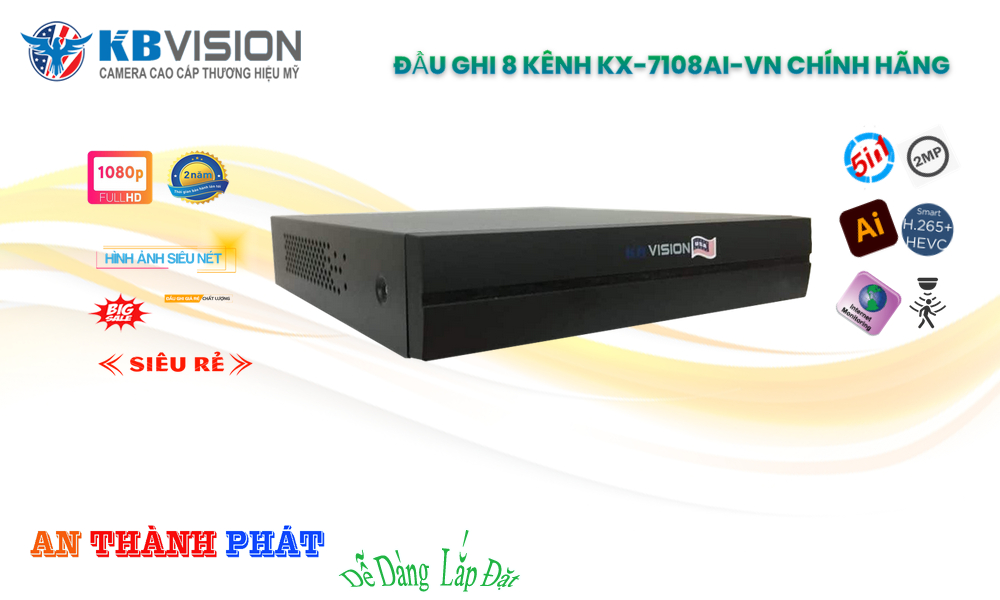 Đầu Thu KTS KBvision KX-7108Ai-VN Giá rẻ
