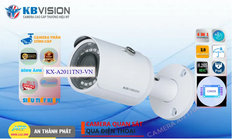 KX-A2011TN3-VN sắc nét KBvision