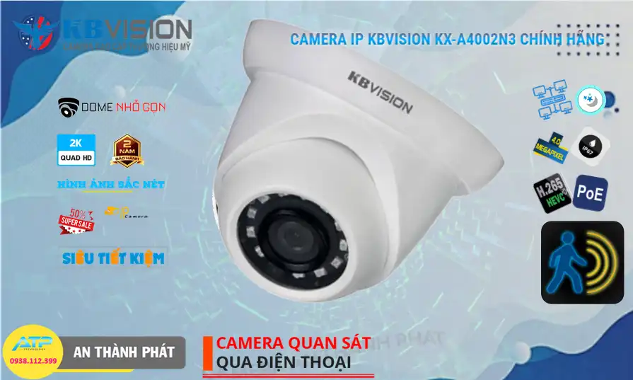 KX-A4002N3 sắc nét KBvision KX-A4002N3 sắc nét KBvision