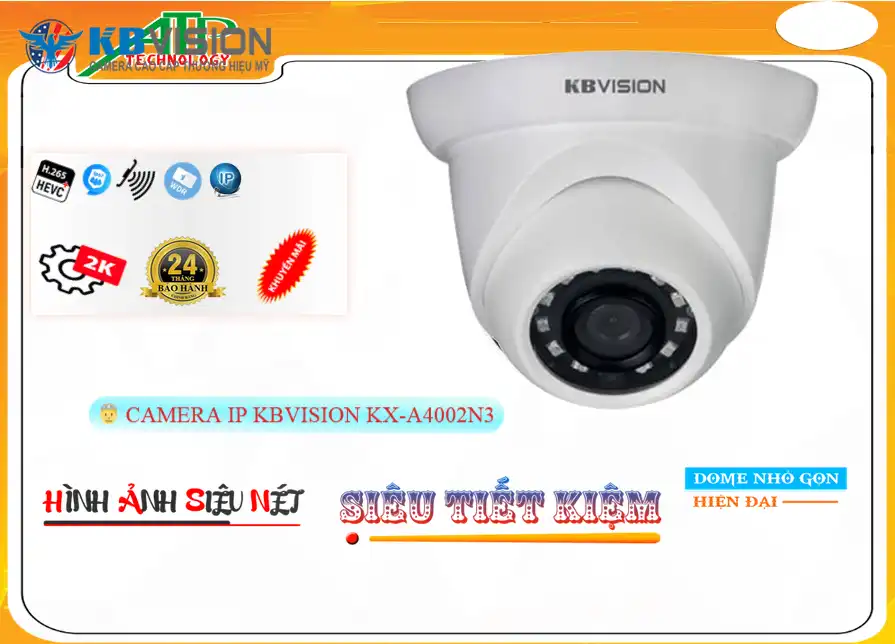 KX-A4002N3 sắc nét KBvision KX-A4002N3 sắc nét KBvision