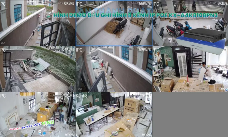 Đầu Ghi Camera KX-A4K8108PN3 KBvision Giá rẻ Đầu Ghi Camera KX-A4K8108PN3 KBvision Giá rẻ