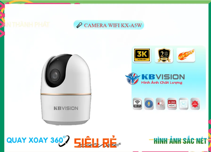 Camera Wifi Kbvision KX-A5W Camera Wifi Kbvision KX-A5W