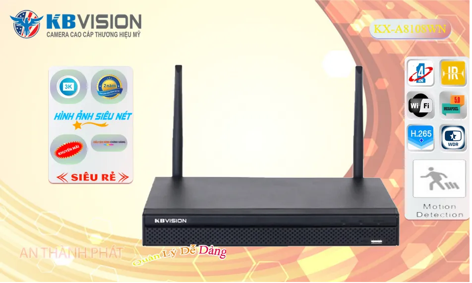 KX-A8108WN sắc nét KBvision ➠