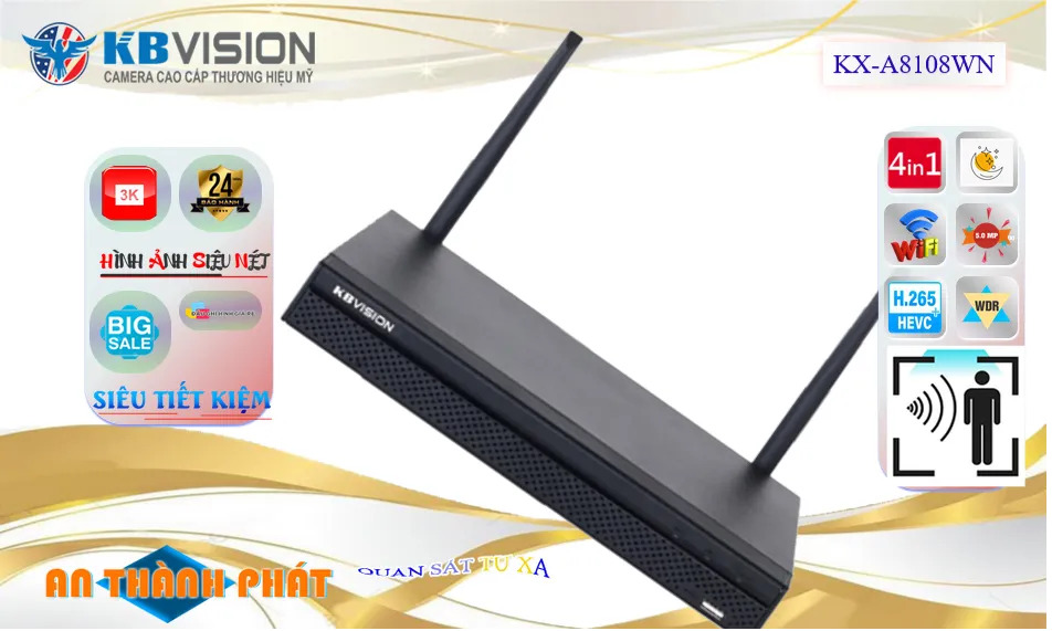 KX-A8108WN sắc nét KBvision ➠