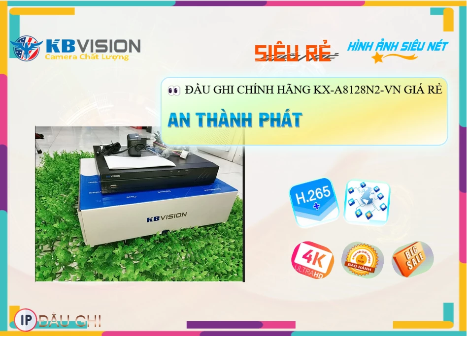 KX-A8128N2-VN sắc nét KBvision KX-A8128N2-VN sắc nét KBvision