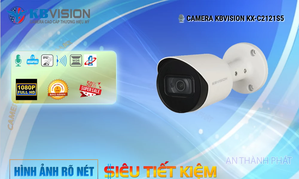 KX-C2121S5-A-VN sắc nét KBvision KX-C2121S5-A-VN sắc nét KBvision