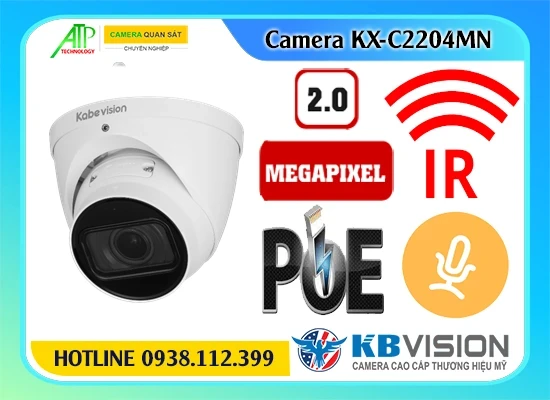 KX-C2204MN,KX-C2204MN rẻ nhất, Camera Giá re KX-C2204MN Chất lượng nhất,KX-C2204MN POE Tốt nhất, Camera Kbvision KX-C2204MN