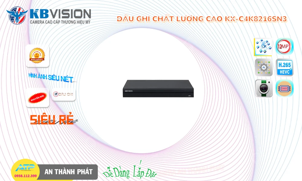 Đầu Thu KX-C4K8216SN3 KBvision