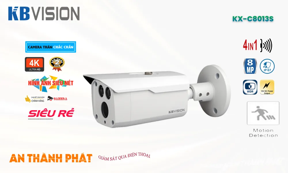 KX-C8013S sắc nét KBvision ➠