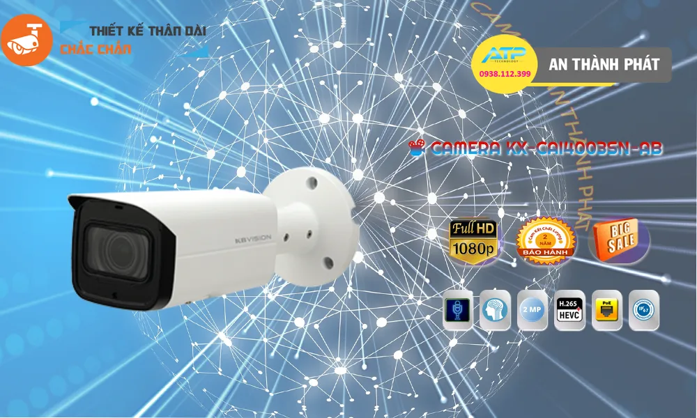 KX-CAi4003SN-AB sắc nét KBvision ➠