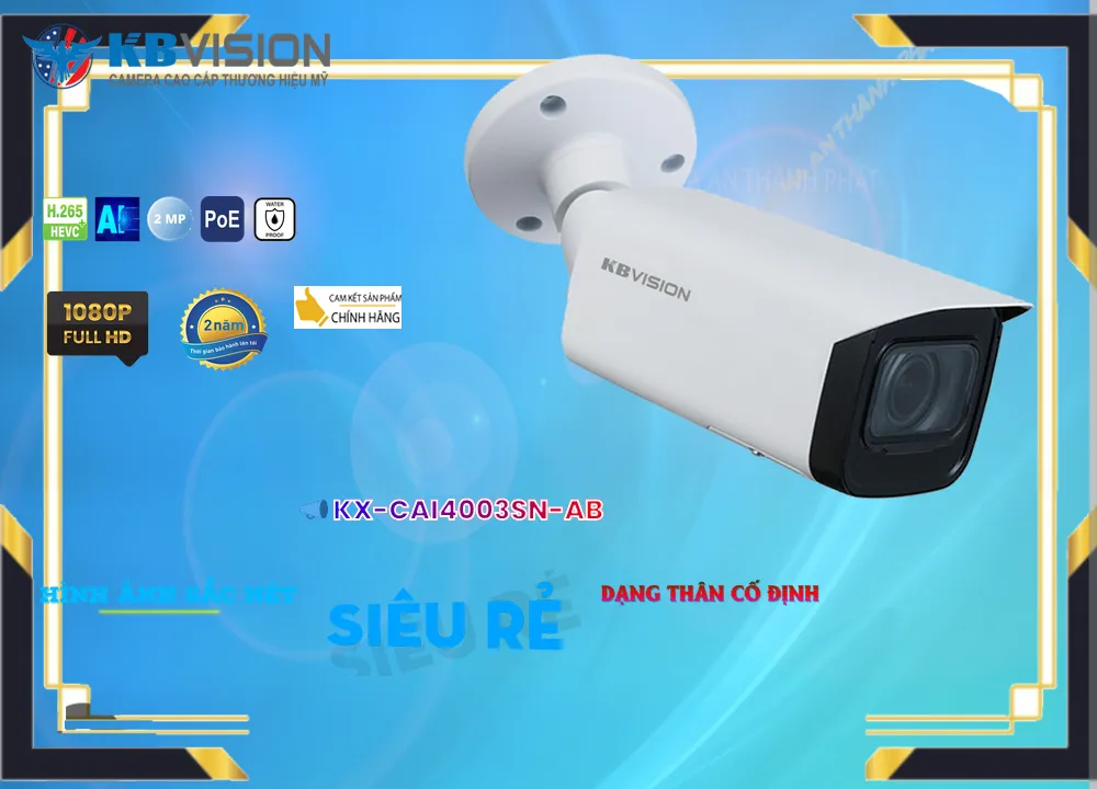 KX-CAi4003SN-AB sắc nét KBvision ➠