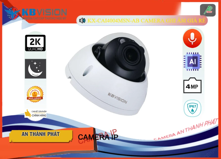 KX-CAi4004MSN-AB Camera Công Nghệ POE KBvision KX-CAi4004MSN-AB Camera Công Nghệ POE KBvision