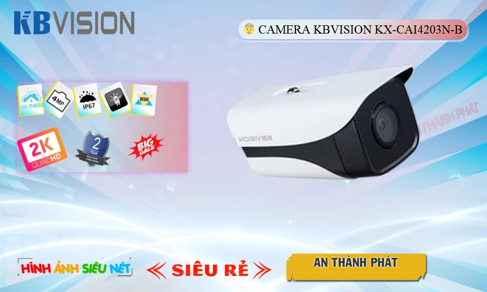 KX-CAi4203N-B sắc nét KBvision