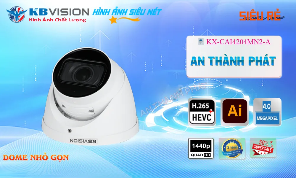 KX-CAi4204MN2-A sắc nét KBvision