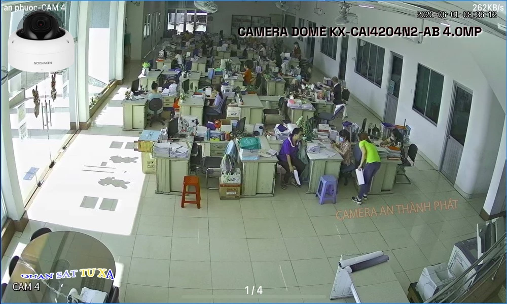 KX-CAi4204N2-AB sắc nét KBvision ➠