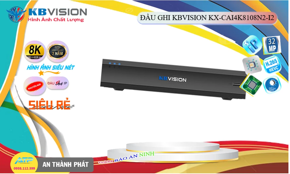 KX-CAi4K8108N2-I2 sắc nét KBvision
