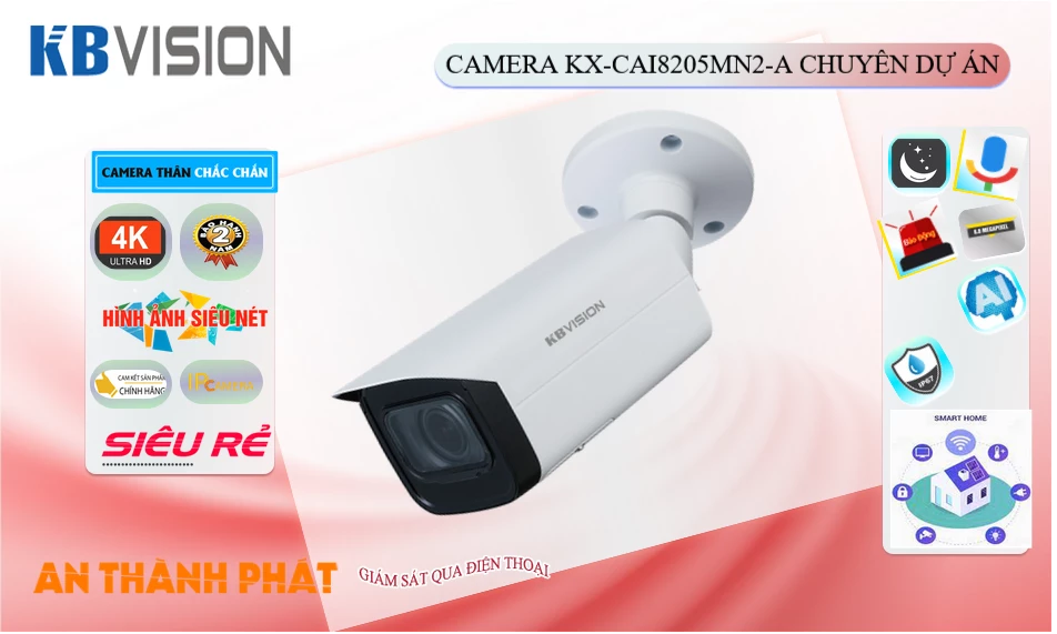 KX-CAi8205MN2-A sắc nét KBvision