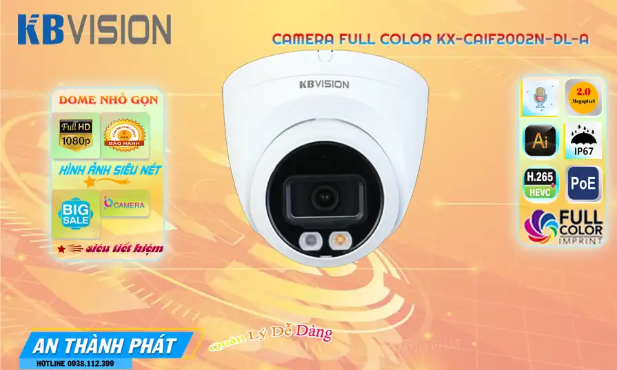 KX-CAiF2002N-DL-A sắc nét KBvision