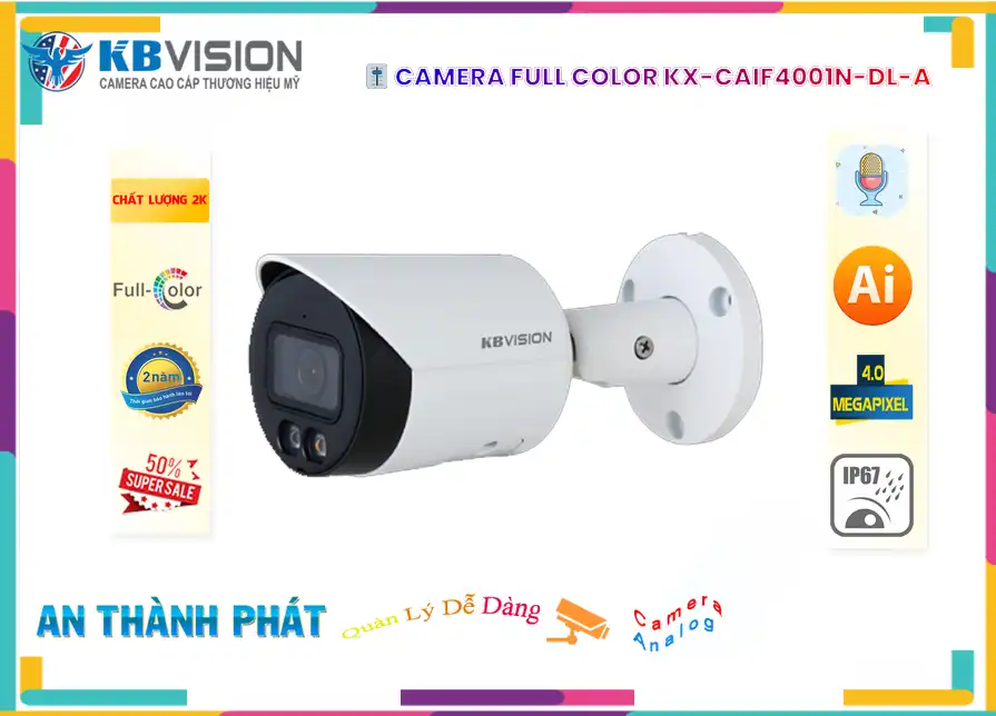 KX-CAiF4001N-DL-A sắc nét KBvision