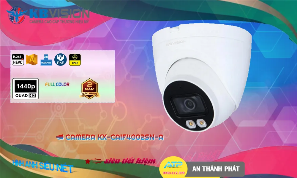 KX-CAiF4002SN-A sắc nét KBvision KX-CAiF4002SN-A sắc nét KBvision