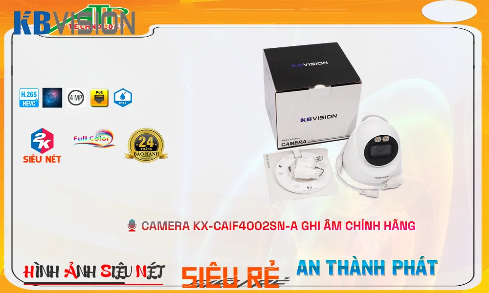 KX-CAiF4002SN-A sắc nét KBvision KX-CAiF4002SN-A sắc nét KBvision