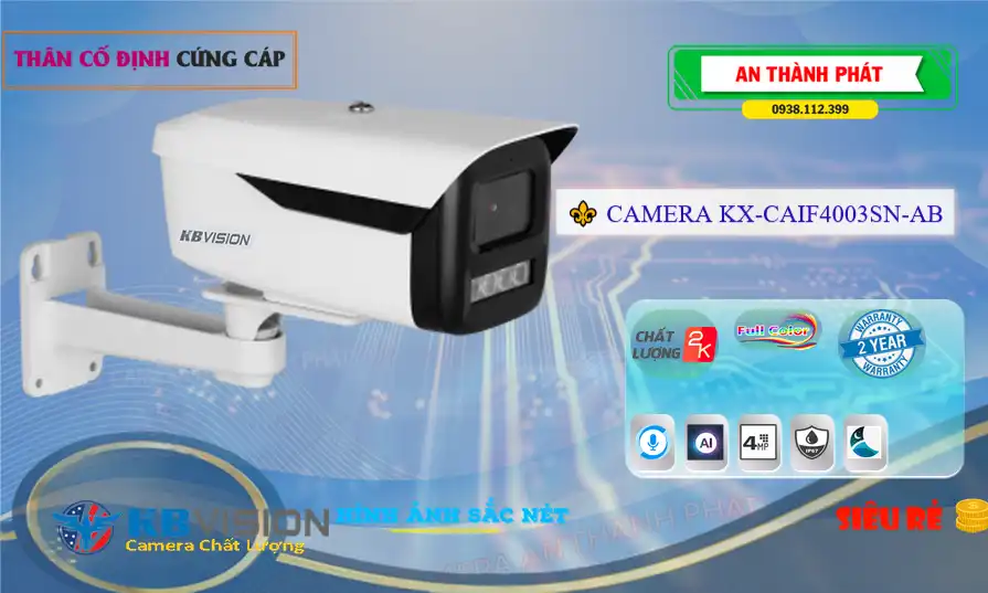 KX-CAiF4003SN-AB sắc nét KBvision