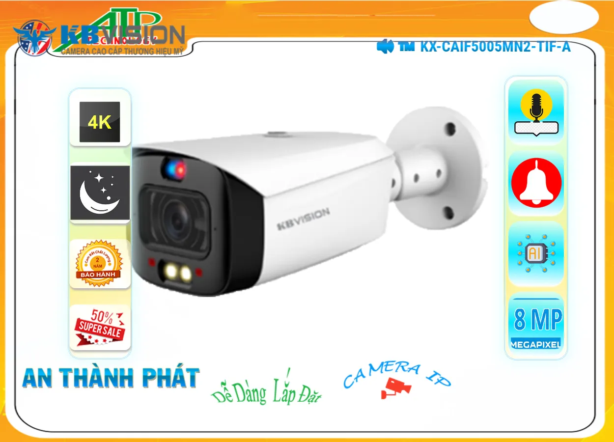KX-CAiF5005MN2-TiF-A sắc nét KBvision KX-CAiF5005MN2-TiF-A sắc nét KBvision