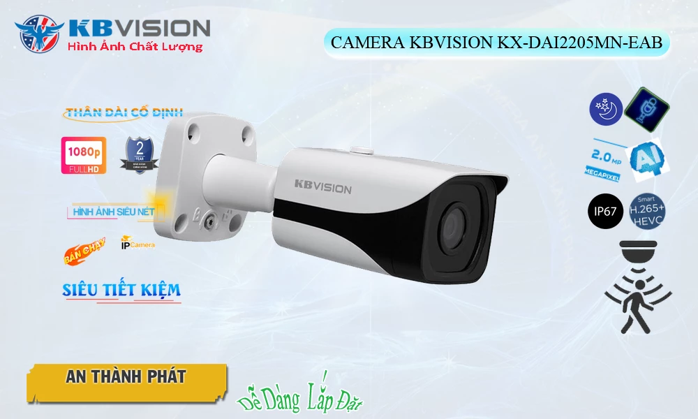 KX-DAi2205MN-EAB sắc nét KBvision KX-DAi2205MN-EAB sắc nét KBvision