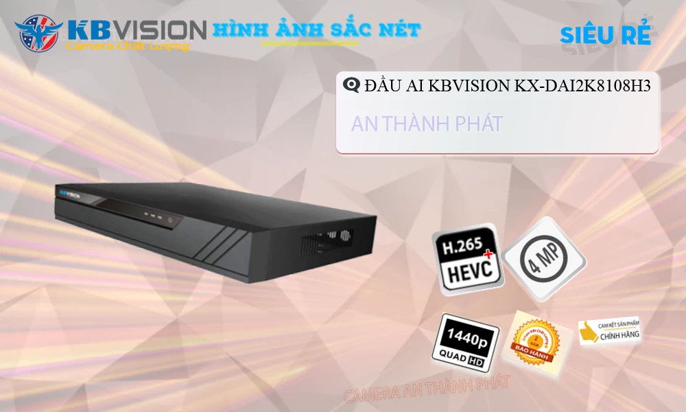 KX-DAi2K8108H3 sắc nét KBvision KX-DAi2K8108H3 sắc nét KBvision