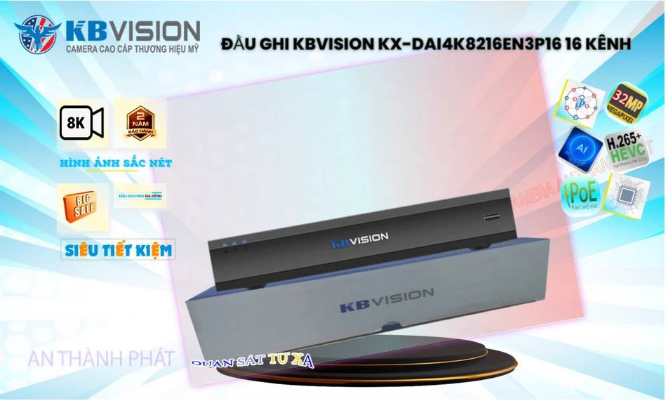 ➠  KX-DAi4K8216EN3P16 sắc nét KBvision