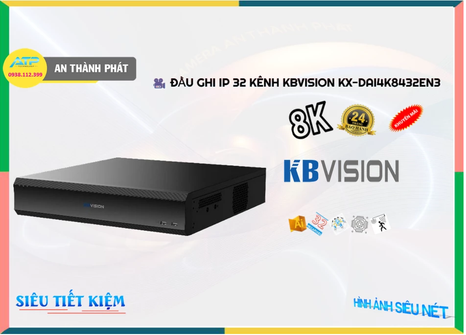 KX-DAi4K8432EN3 sắc nét KBvision KX-DAi4K8432EN3 sắc nét KBvision